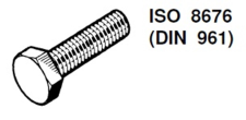 Zeskanttapbout DIN961 10.9 blank