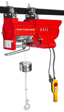 Takel 230V SPEEDY, snel type 15m/min.Speciaal ontwikkeld voor gebruik op in de bouw .