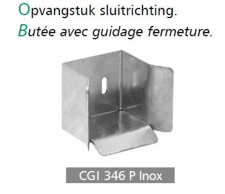 Opvangstuk inox