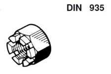 Kroonmoer DIN935 blank