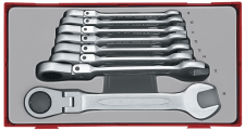 Set flex-gear sleutels 8-19mm - Tc tray 8dlg