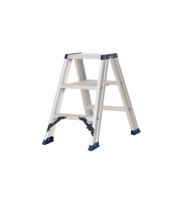 Hercules trapladder dubbel geanodiseerd