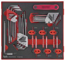 HEX en TX-sleutelset 42 dlg TED tray