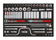 Doppenset en acc 1/2 8-36mm 63dlg EVA-tray