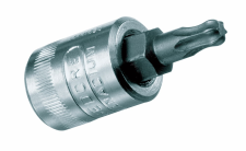 Dopsleutel-schroevendraaier 1/4" met kogelkop, tbv inwendige TORX® schroeven